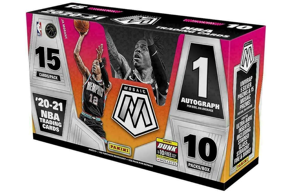 2020-21 Panini Mosaic Basketball Trading Cards