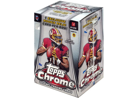 Topps 2012 Chrome Football Trading Card BLASTER Box [7 Packs + 1 Extra Pack]