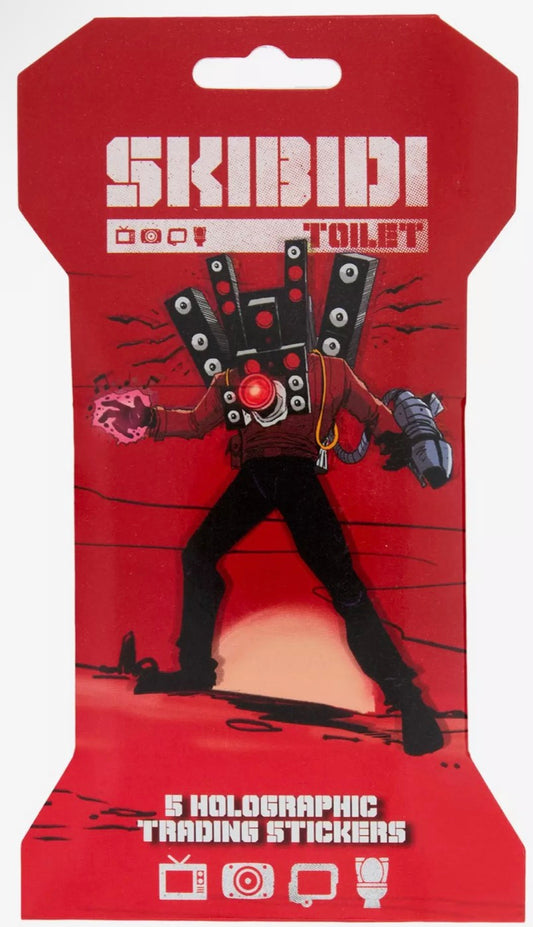Skibidi Toilet trading sticker pack