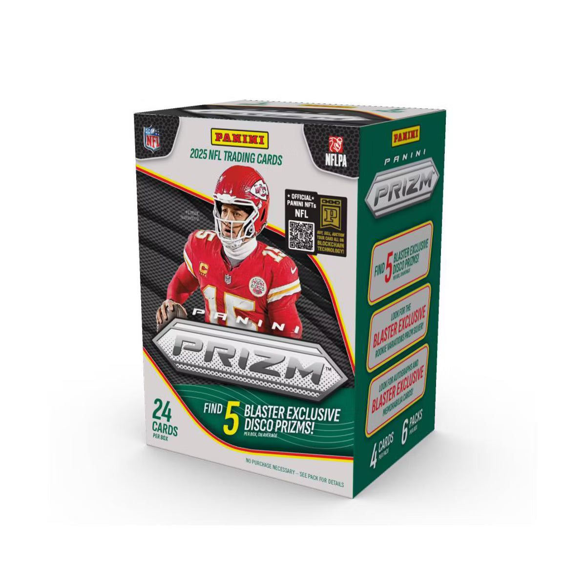 2025 Prizm Football Trading Card Blaster Box